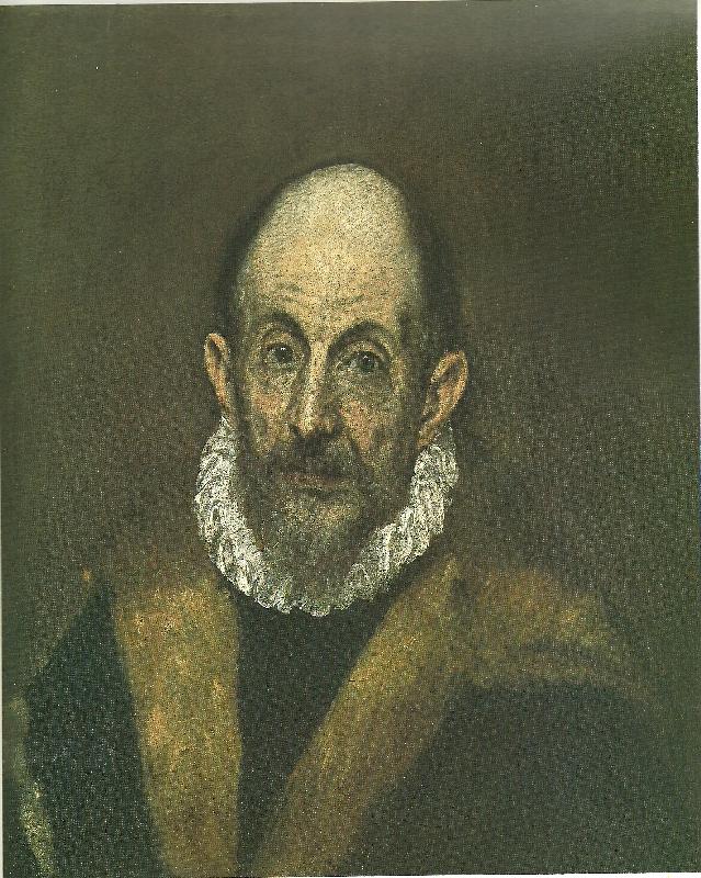 El Greco self-portrait Sweden oil painting art
